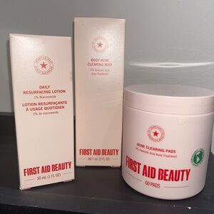 First Aid Beauty Acne & Resurfacing Skincare Bundle